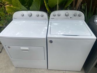 Whirlpool set washer & dryer