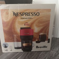 Nespresso Vertuo Pop+ Coffee and Espresso Maker by Breville, Spicy Red