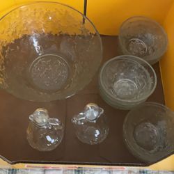 Crystal Salad Set