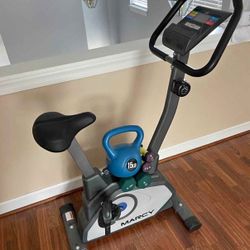 Exercise Bike And Weights 