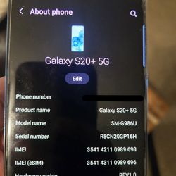 Samsung Galaxy S20+ Plus 5G UNLOCKED