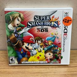 NINTENDO 3DS SUPER SMASH BROS.
