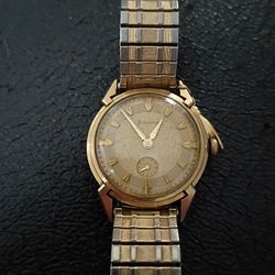 1950s Bulova Gold Watch 14 Ct