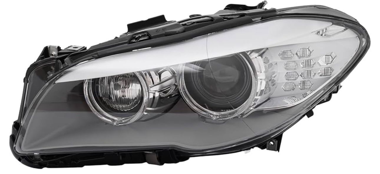 Headlight Assembly, HID Headlamp With AFS Left Driver Side Replace Headlamp for 2011-2013 BMW 5-Series 528i xDrive/535i /550i NON-GT/Touring/M5/Active