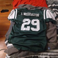 Leon Washington Jets Jersey Size Kids Large 15$