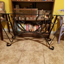 Consolé Table Clear Glass 