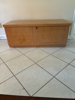 Wood Storage Chest / Cedar Trunk