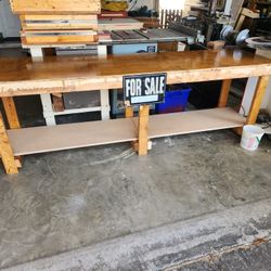 Workbench Solid Wood Sizes In Photos Cash Only Delivery Available Groveland 