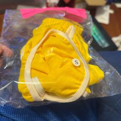 Women  Dolphin shorts Yellow