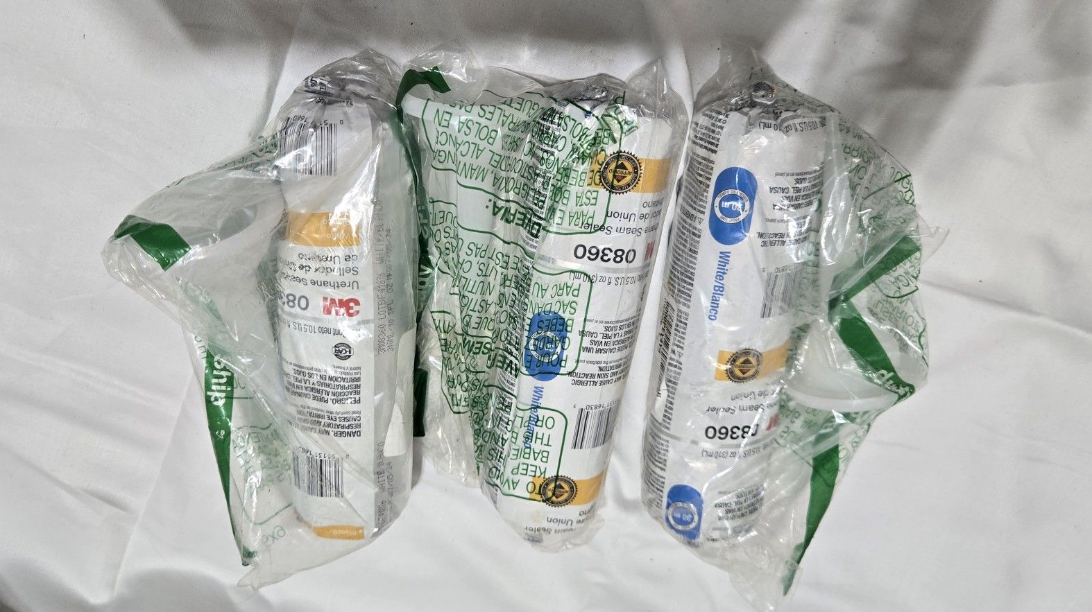 3M Urethane Seam Sealer, 08360, White Color, High Solids, Permanently Flexible, 310 mL/10.5 fl oz Fo