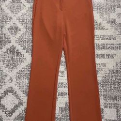 Aritzia Babaton Atelier Tall pants in Coral Size 10