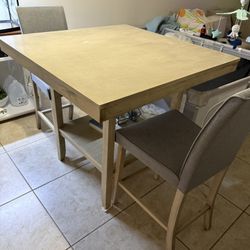 Dining Table With Two Chairs