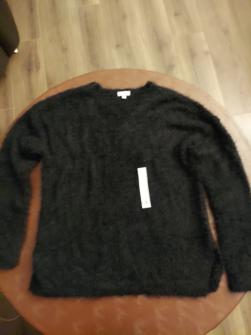 NEW SO V Neck Tunic Sweater Women's L 