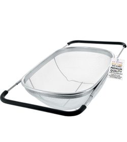 Stainless steel collapsible colander, never used