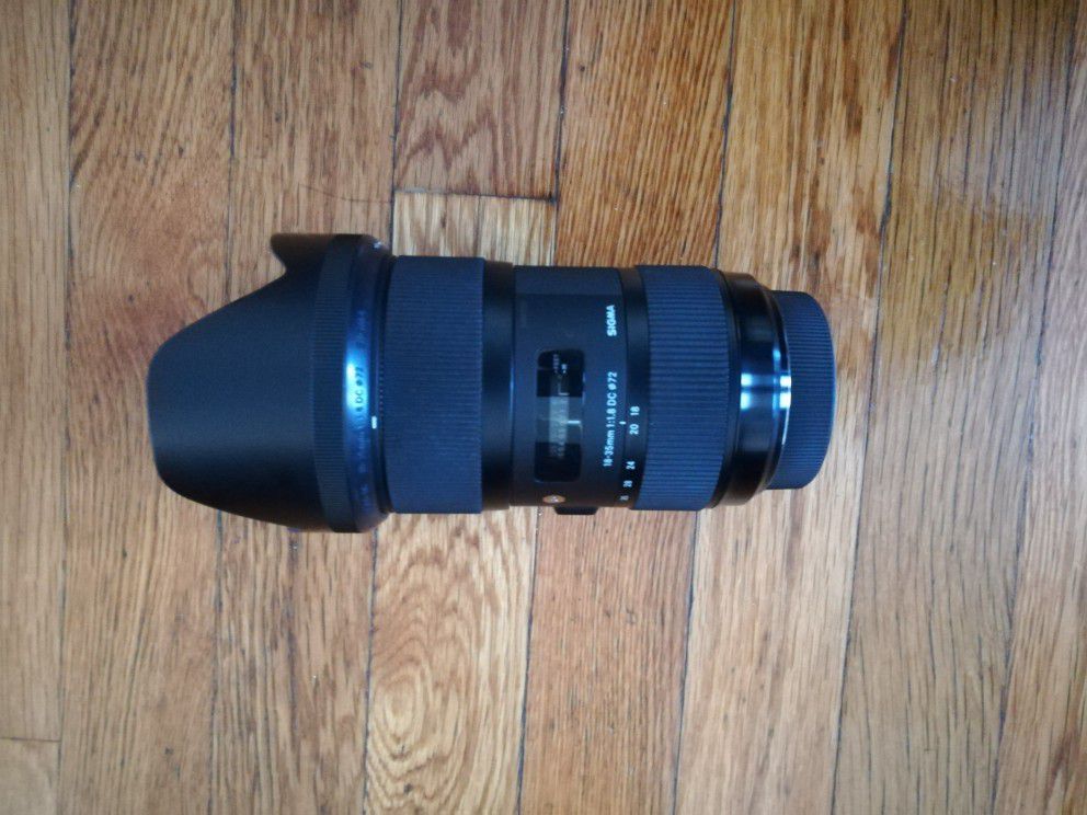 Sigma 18-35mm f1.8 for Sony (A-mount)