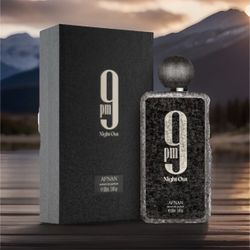 Afnan 9pm Night Out Extrait de Parfum 100ml 3.4 fl oz Spray Brand New Tester