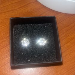 Moissanite Diamond Earrings