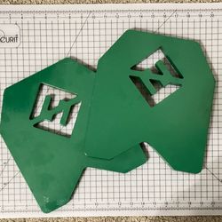 Weight vest plates for chest carrier, rucking/workouts/crossfit, 64.5# In Total