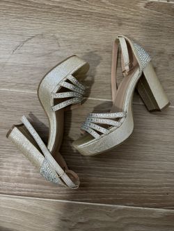 Rhinestone Embellished Heels 