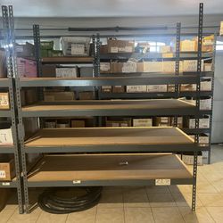 Uline Storage Rack Shelving Heavy Duty 72”L x 30”W x 84”H (3-rows)