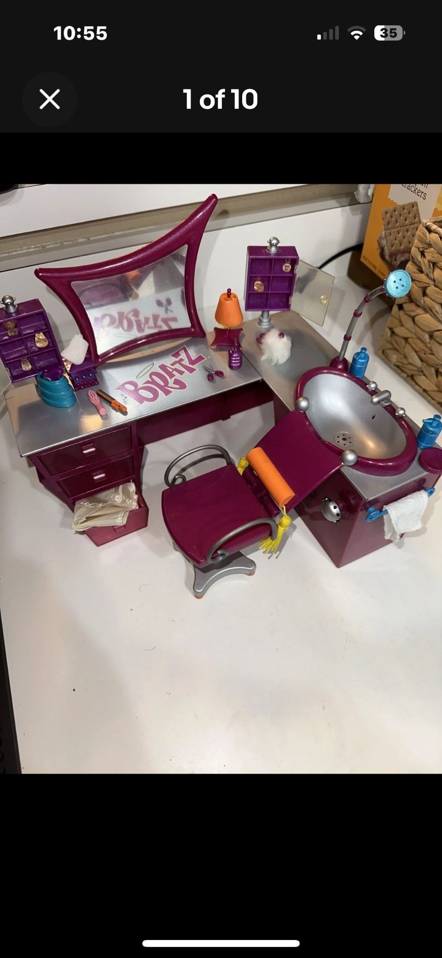 BRATZ STYLIN’ HAIR SALON PLAYSET