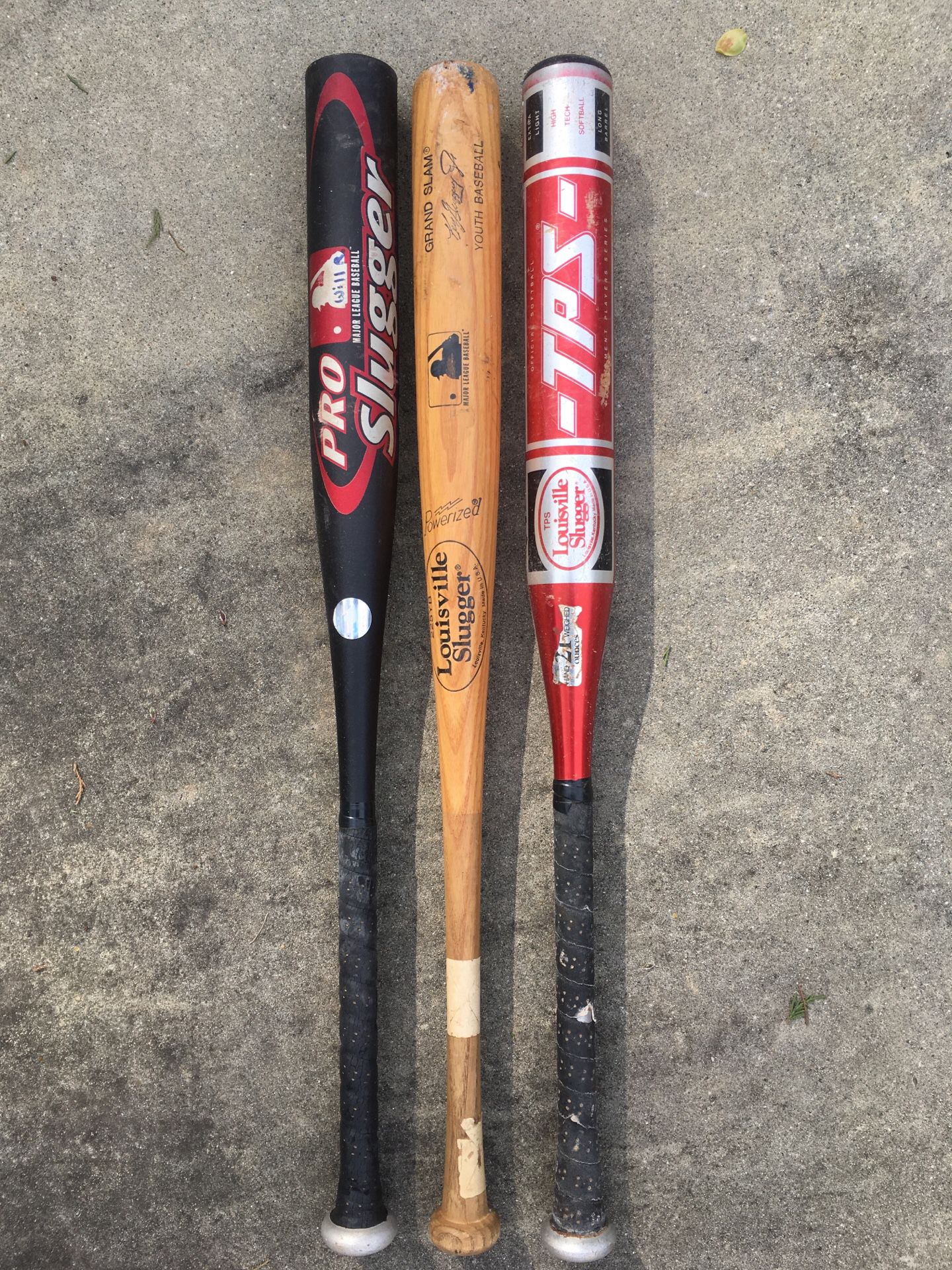 Louisville Slugger baseball bats