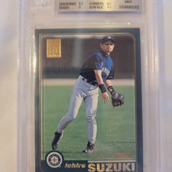 2001 Topps Ichiro Suzuki Rookie Graded Baseball Card 