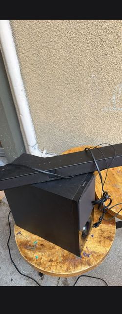 Sony sound bar and sub Bluetooth