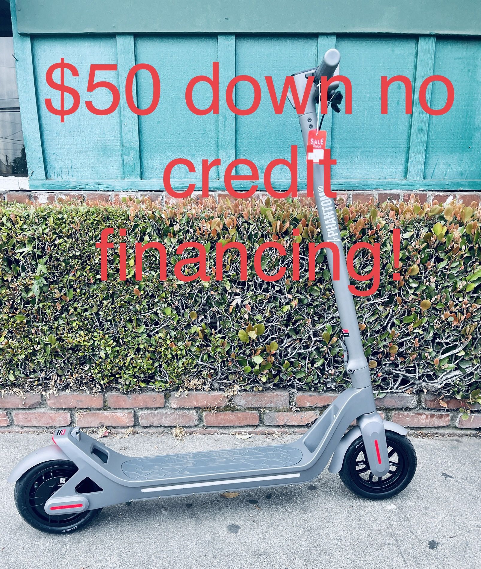 💰🏍️$50 Down🍾Brand newGrey50 10” Electric Scooter For Adults 