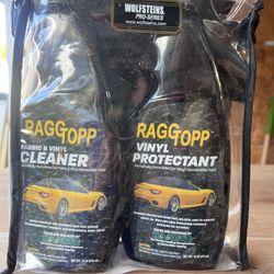 Reduced $30  New Ragg Topp Fabric/Vinyl cleaner And Protector