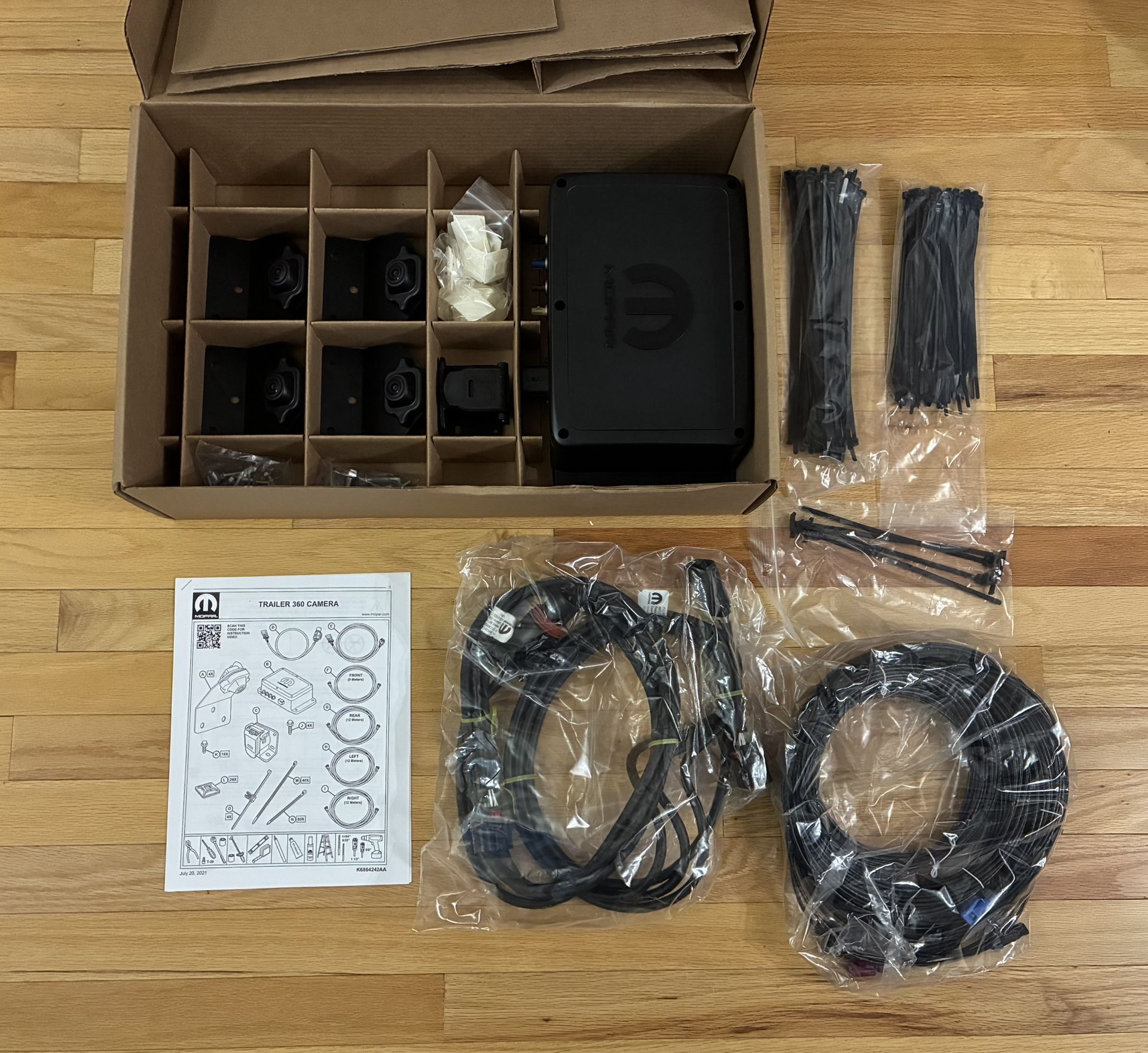 Ram Mopar Trailer 360 Camera Kit OEM (contact info removed)9AD-001 - Brand New