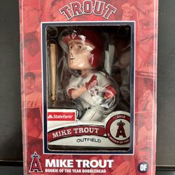 Mike Trout Rookie Of The Year Bobblehead