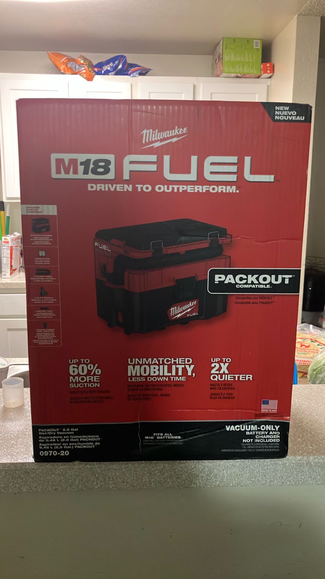 M18 Fuel Pack out Vacuum