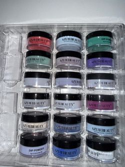NEW Dip Powder Nail Kit + UV Lamp + Electric Nail Drill 35+ Colors