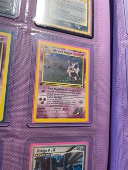 Pokemon cards/ sabrina’s gastly, haunter and gengar