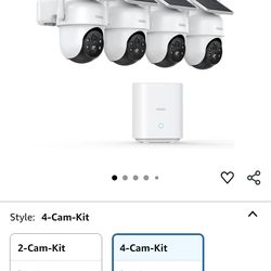 AOSU Solar-Powered, Home Security Cameras System