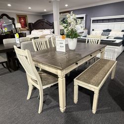 6 Pc Dining Table 