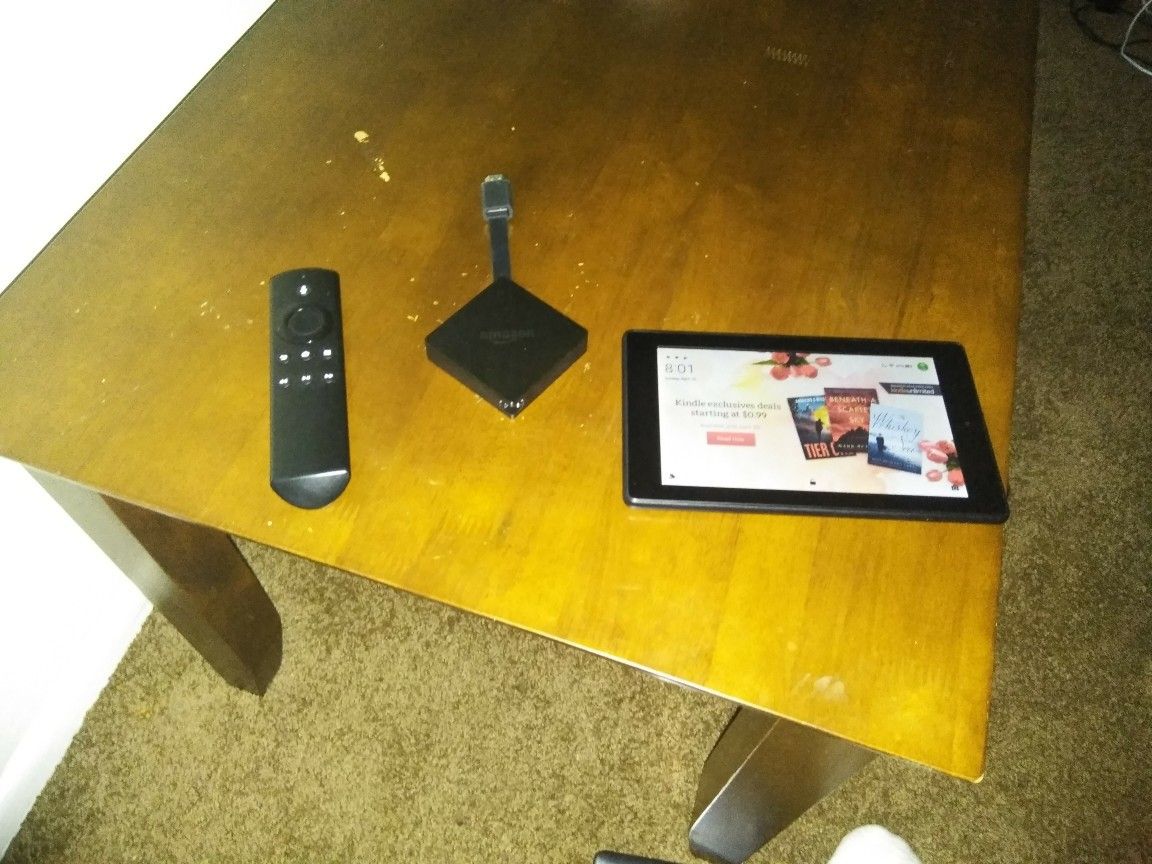 Amazon Fire Tv and Fire Tablet