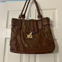 Charming Charlie Brown Leather Purse 