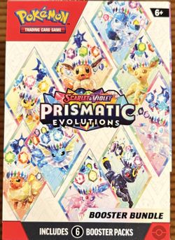 Prismatic evolutions booster bundle (new) (sealed)