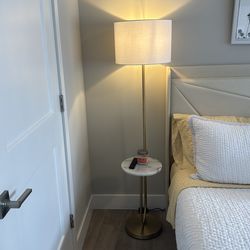 Lamp with Built in Side Table