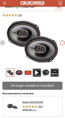 Kicker 6x9 speakers