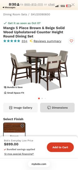 Round Dining Set