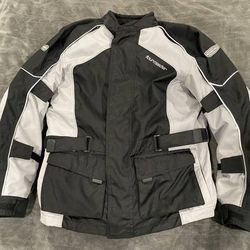 TourMaster Saber 2 Armored Padded Motorcycle Jacket / liner Medium 42