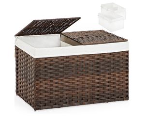 Storage basket with lid