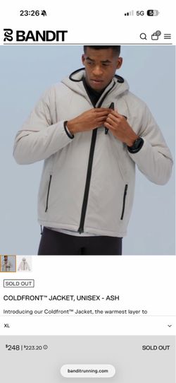 Bandit running cold front jacket large SOLD OUT EVERYWHERE
