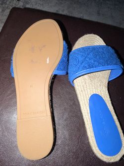 Tory Burch Monogram Espadrille slides