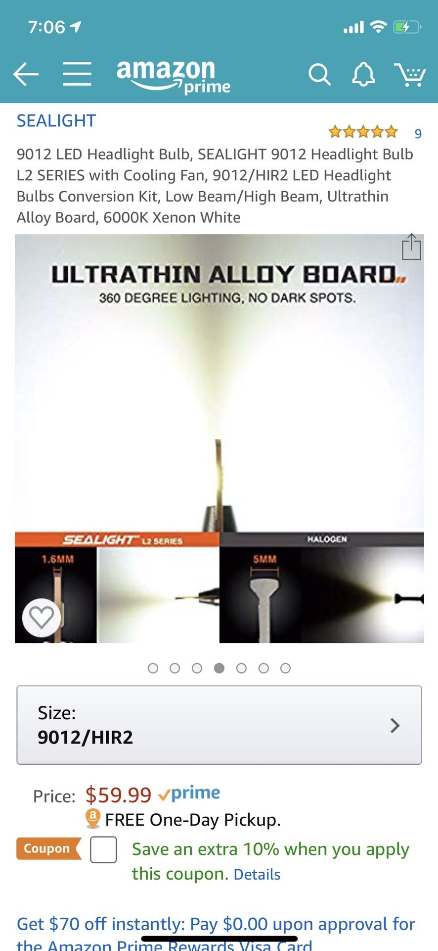 LED Car led headlights kit leds H4 H7 H8 H9 H9 H11 H10 9003 9004 9005/HB3 9006/HB4 9007 9008 H13 All size in stock Pick up with your car inf