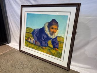 ” Tundra Flower” Signed Print By Fred Machetanz