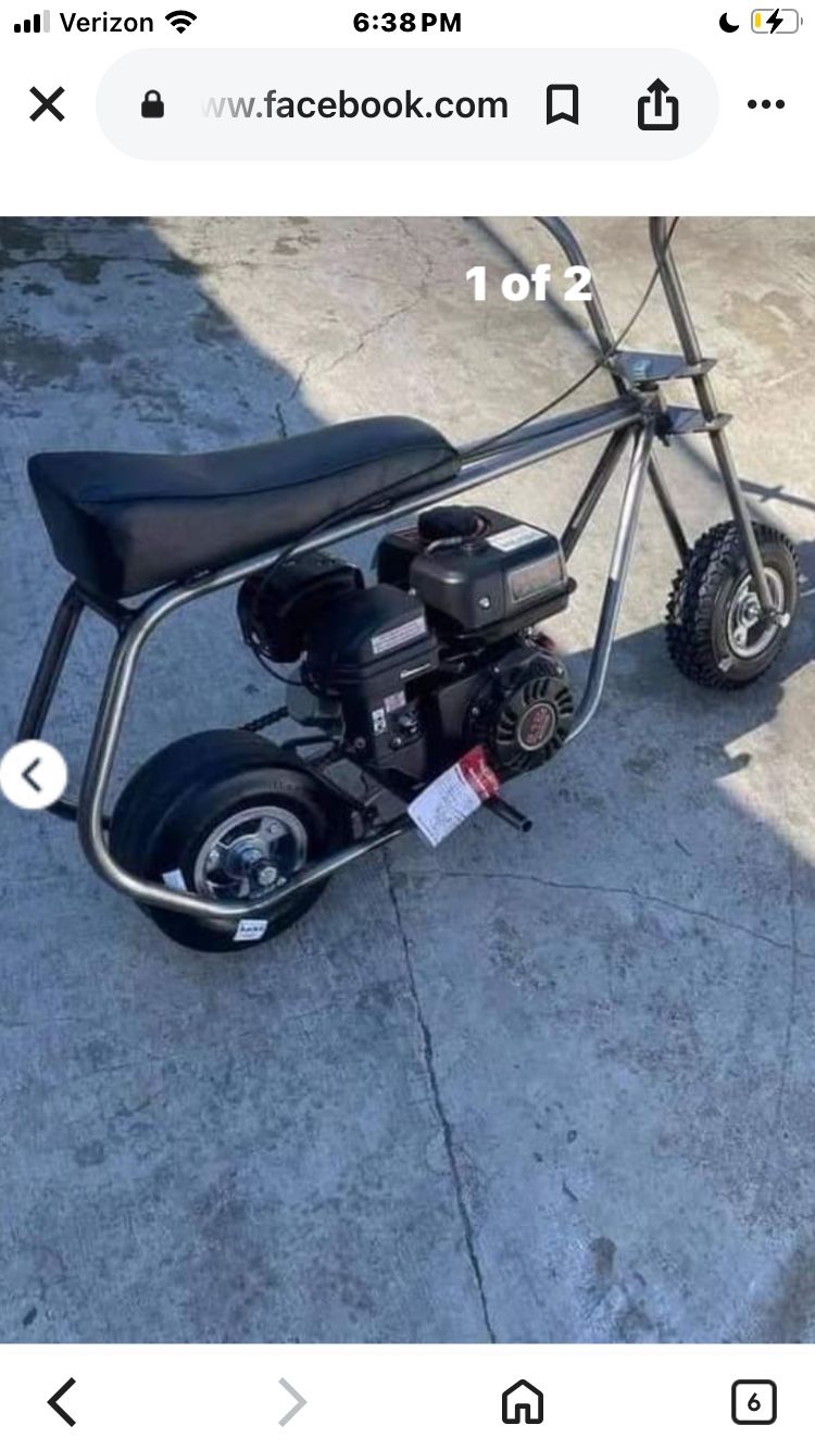 I fix minibikes go karts and I can fix the motors